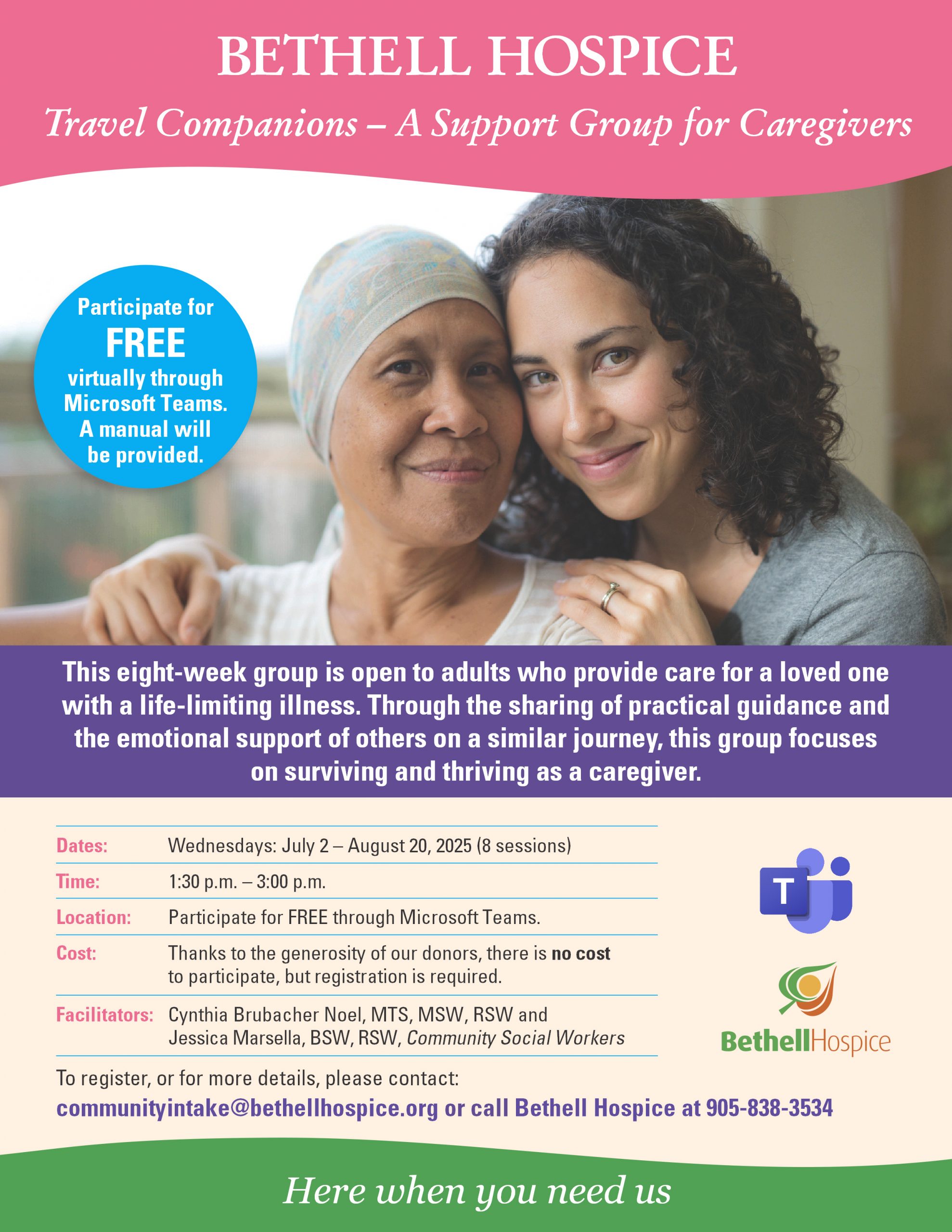 Travel Companions - A Support Group for Caregivers