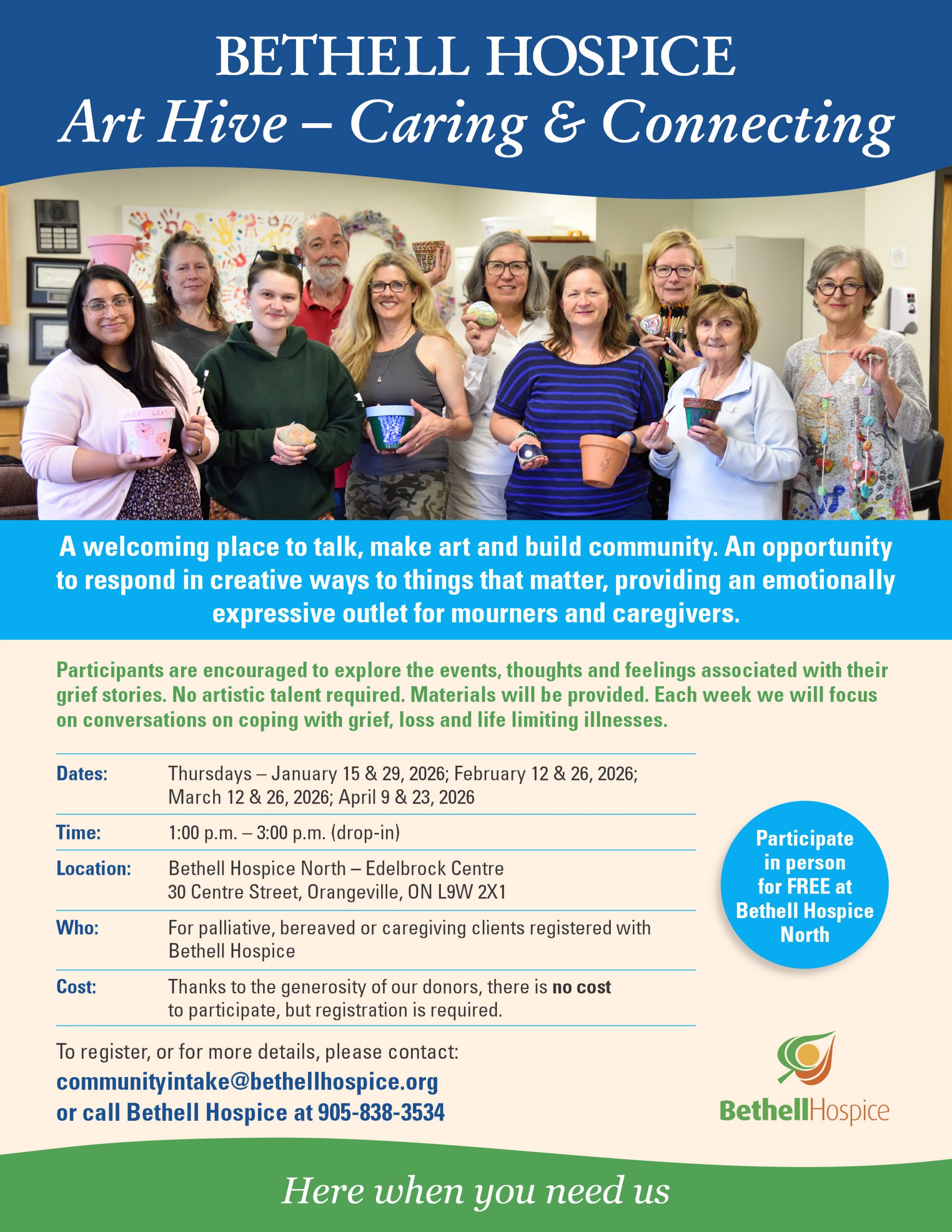 Art Hive, Caring & Connecting