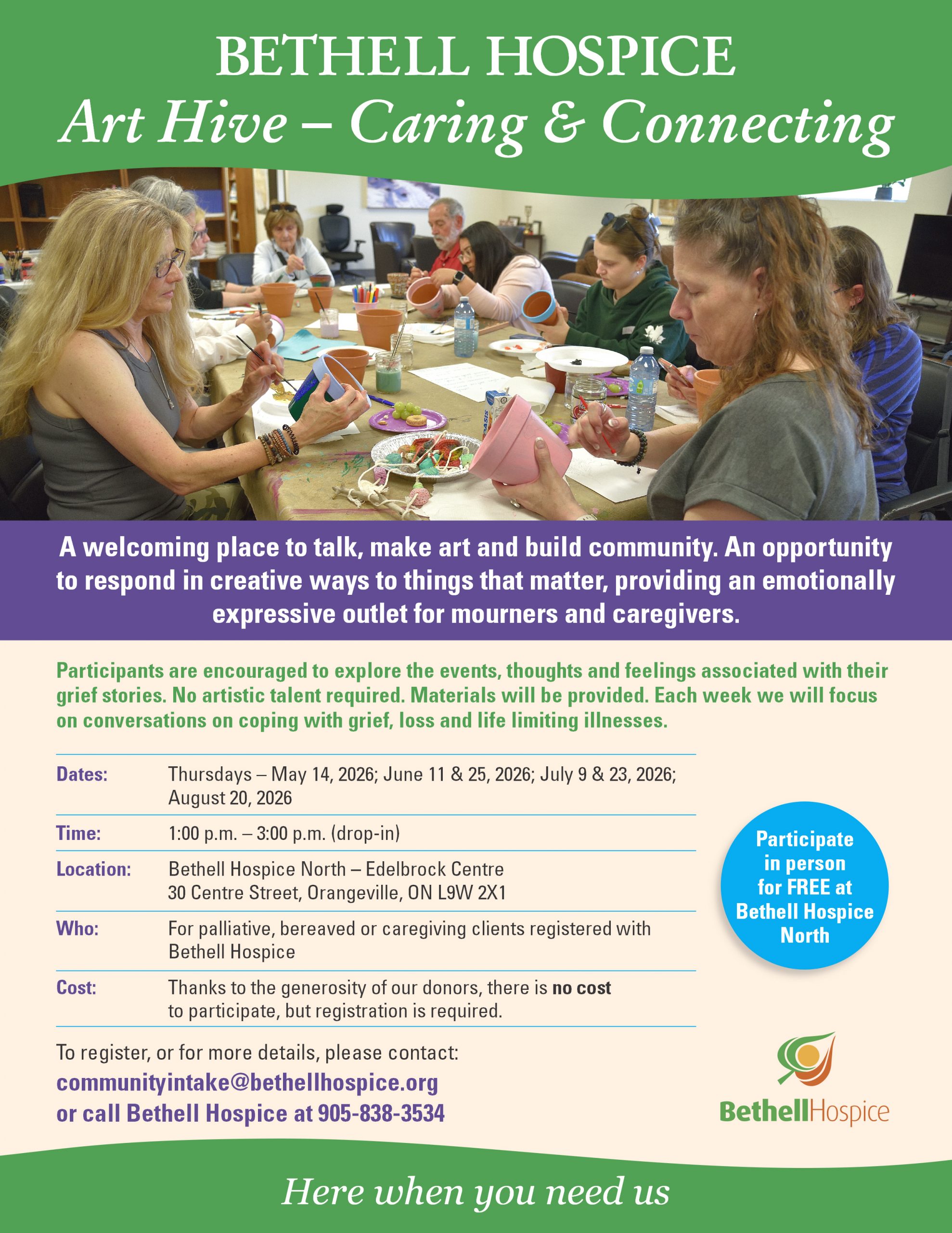 Art Hive, Caring & Connecting