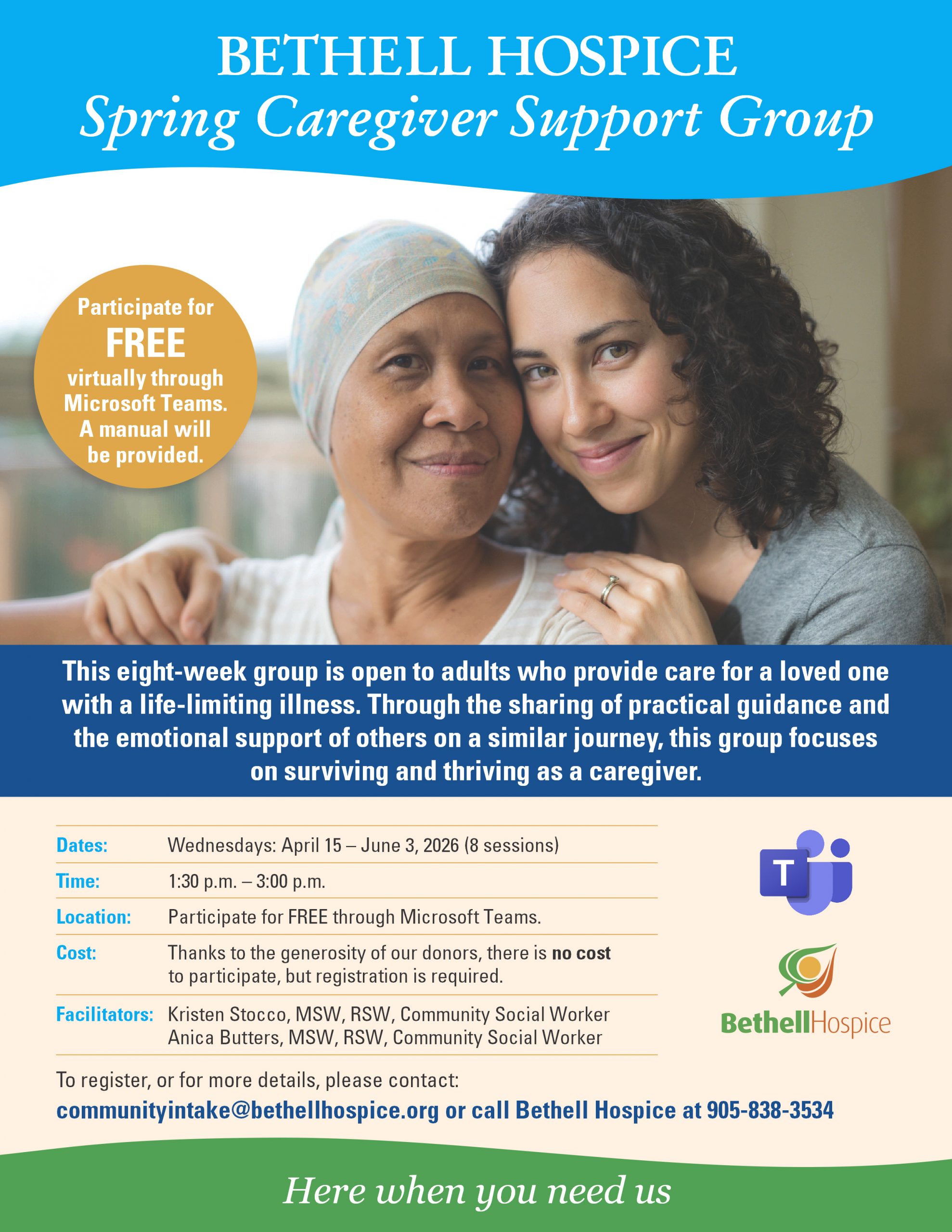 Spring Caregiver Support Group